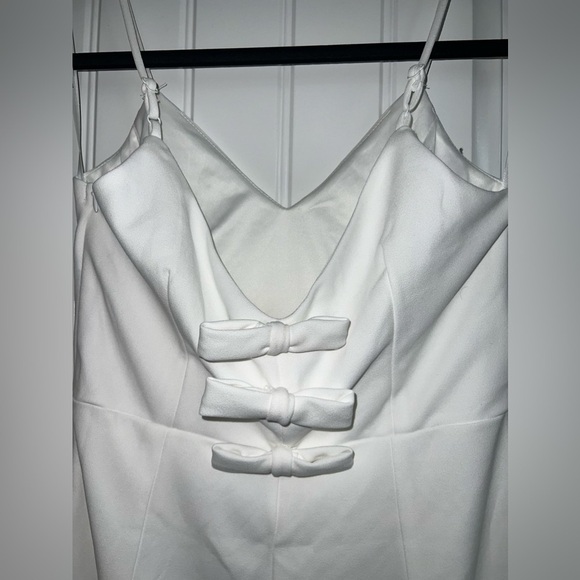 Lulu's Elegant White Midi Dress - Picture 4 of 14